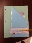 pocket folder for flashcards 